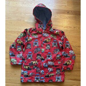 Hatley Monster Construction Truck Rain Coat